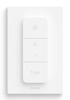 Philips Hue Dimmer Switch 2. generace je možné použít pro manuální úpravu Adaptive Lighting