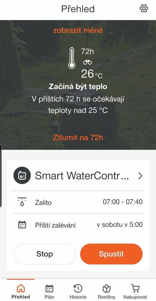 Aplikace GARDENA